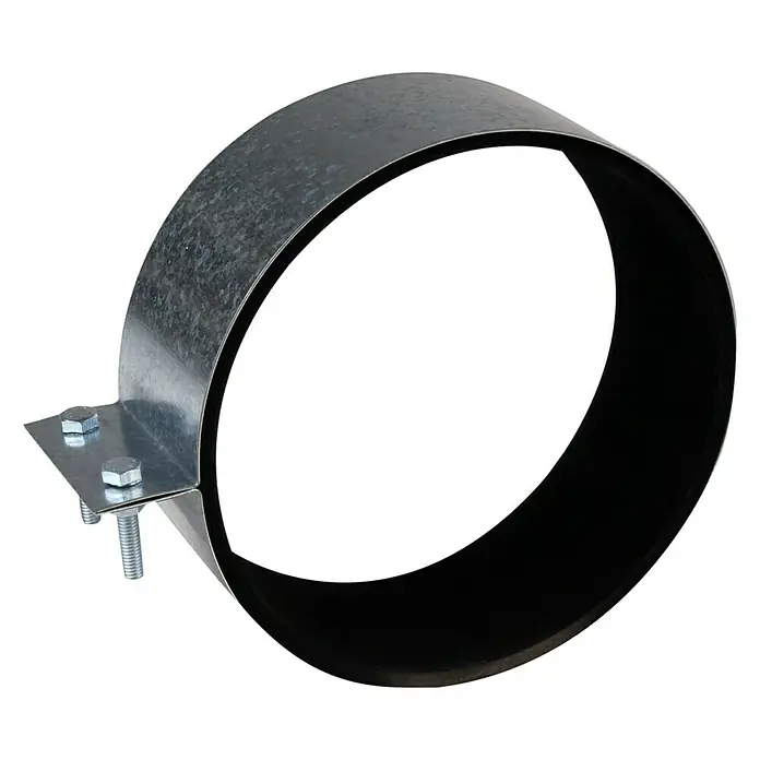 Air-Circle Manschette - Passend für: Rohrradialventilator 125, 2 Stk. - Metallrohrschelle mit Schrauben und Halterung. Zur sicheren Befestigung von Rohren.