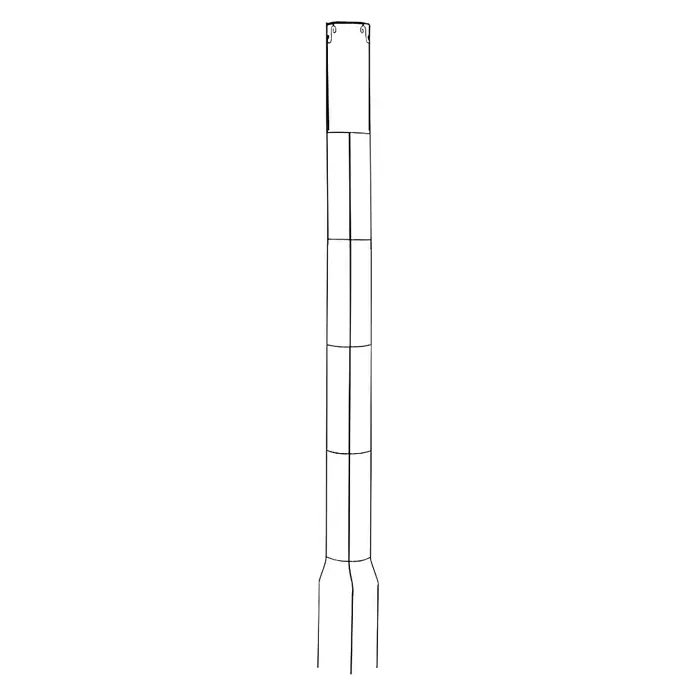 Bellissa Tomatensäule - 120 cm - Abbildung einer Rankhilfe für Pflanzen, ideal für Kletterpflanzen im Garten oder auf dem Balkon, mit stabilem Rahmen.