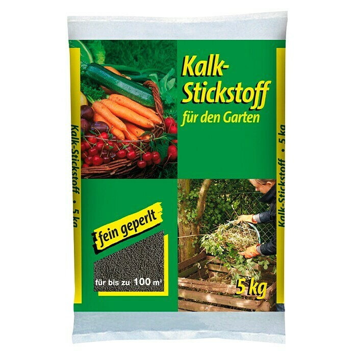 Kalkstickstoff5 kg, Inhalt ausreichend für ca.: 100 m² Front View