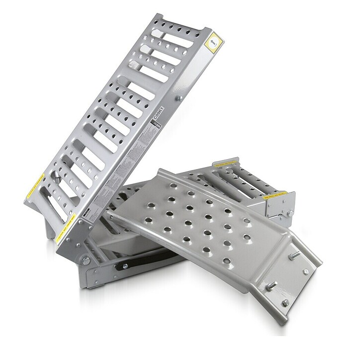 UniTEC Auffahrrampen-Set (Klappbar, 2 Stk., 200 x 23 cm)