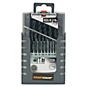 Craftomat Metallbohrer-Set HSS-R Gripbox (19-tlg., 1 mm - 10 mm)