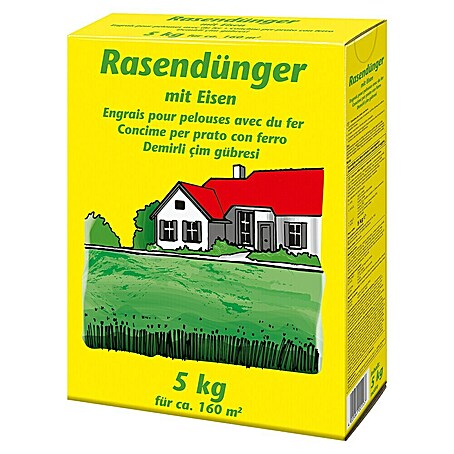 Rasendünger mit Eisen