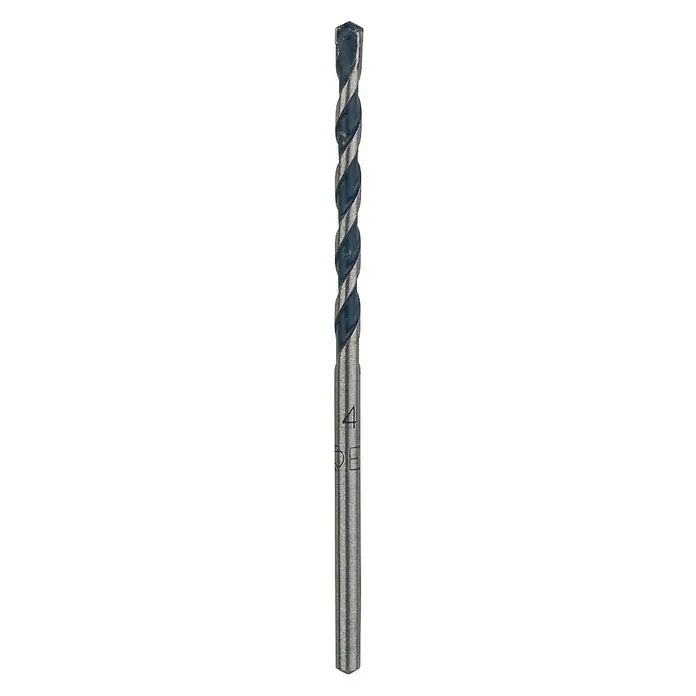 Bosch Beton- & Steinbohrer CYL-5 - Durchmesser Bohrer: 4 mm, 1 Stk., Arbeitslänge: 50 mm - Bild einer Steinbohrers, ideal zum Bohren von Löchern in Mauerwerk, Stein und Beton. Der Bohrer ist robust und langlebig.