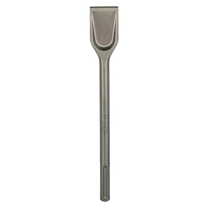 Bosch Spatmeißel Long Life - SDS Max, Breite: 50 mm, 1 Stk. - Bosch Flachmeißel für SDS-plus Hämmer, ideal zum Abtragen von Putz, Mörtel und Fliesen, robust und langlebig für den professionellen Einsatz.