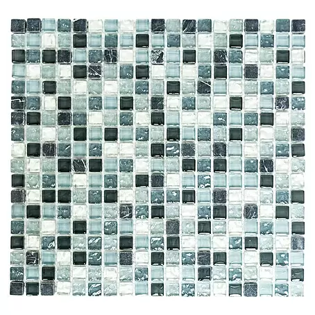 Mosaikfliese Quadrat Crystal Mix XCM M890