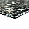 Mosaikfliese Quadrat Crystal Mix XCM M780 (30 x 30 cm, Schwarz, Glänzend)