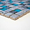 Mosaikfliese Quadrat Crystal Mix XCM CB 65 (30 x 32,5 cm, Blau, Glänzend)