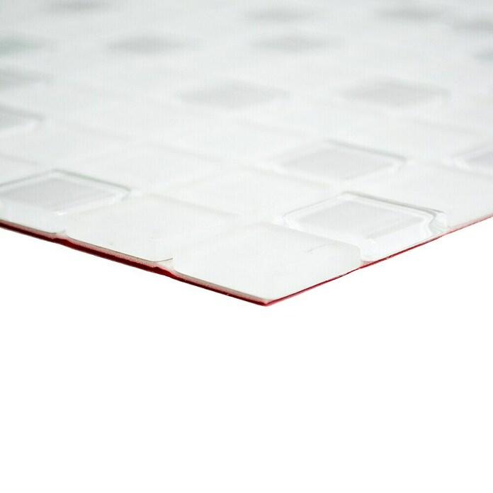 Zelfklevend mozaïek Quadrat Crystal Mix SAM 4CM20 (30 x 30 cm, Wit, Mat)