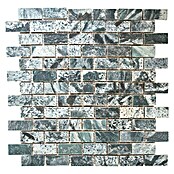 Mozaïektegel Brick XMI 117 (30,5 x 32,5 cm, Zilvergrijs, Gepolijst)