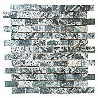 Mozaïektegel Brick XMI 117 (30,5 x 32,5 cm, Zilvergrijs, Mat)