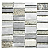 Mosaikfliese Mix XSA 505 (29,8 x 29,8 cm, Silber, Matt)