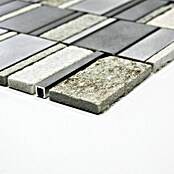 Mosaikfliese Mix XSA 505 (29,8 x 29,8 cm, Silber, Matt)