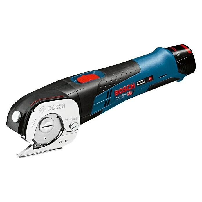 Bosch Professional Akku-Universalschere GUS 12V-30012 V, Li-Ionen, Ohne Akku, Geeignet für: Materialien bis 11 mm Stärke Left Side View