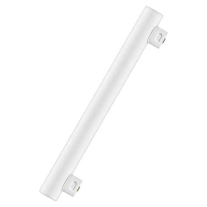 Osram Linestra LEDinestra - Largo: 300 mm, Blanco cálido, 5 W, 250 lm, S14s - Un tubo LED blanco para una iluminación eficiente. Ideal para oficinas, talleres y espacios habitables, respetuoso con el medio ambiente y duradero.