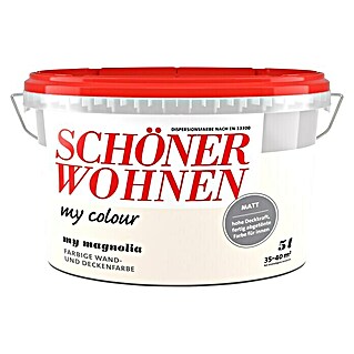 SCHÖNER WOHNEN-Farbe my colour Wandfarbe (My Magnolia, Matt, 5 l)