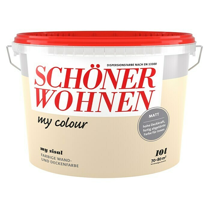 Schöner Wohnen my colour Wandfarbe (Sisal, Matt, 10 l)