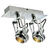 Voltolux Tech Foco para pared y techo (2 x 50 W, GU10, Cromo, 2 luces)