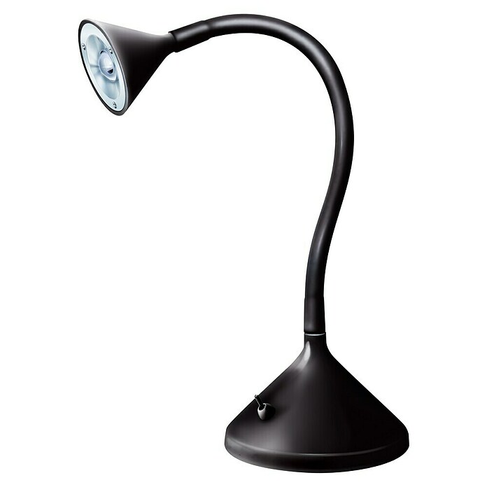 Tween Light Swan Lámpara de sobremesa (1 luz, 3 W, Negro, Altura: 30 cm)