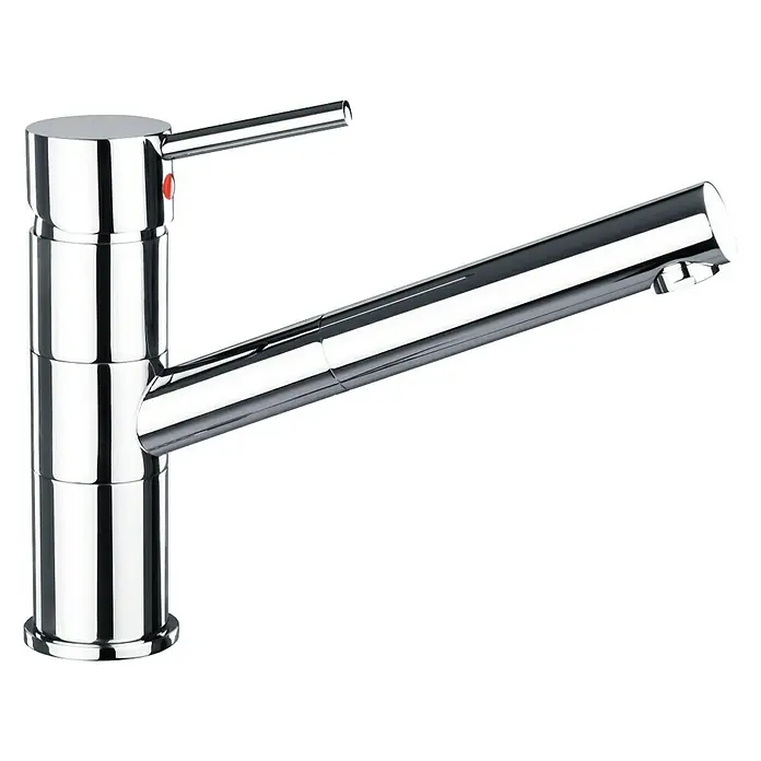 Pyramis Spültischarmatur Ariata - Chrom, Glänzend - Glänzender Chrom-Wasserhahn mit schlankem Design, ideal für moderne Küchen und Badezimmer. Er besticht durch seine minimalistische Eleganz.