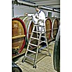Krause Stabilo Stufen-Doppelleiter Fahrbar (Arbeitshöhe: 2,95 m, Anzahl Tritte: 2 x 6 Stufen, Tiefe Stufen: 80 mm, Material: Aluminium, Fahrbar)