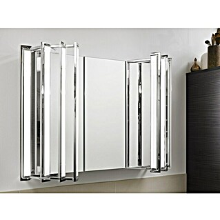 Camargue LED-Spiegelschrank Flexilight (B x H: 92,3 x 65 cm, Dark Oak)