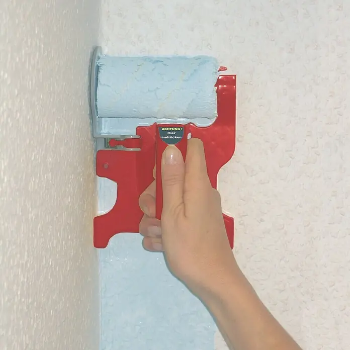 Lehnartz Kantenstreicher Expert Plus Kantenblitz - Breite: 95 mm - Ecke streichen leicht gemacht: Der innovative Eckroller für perfekte Farbergebnisse ohne Mühe.