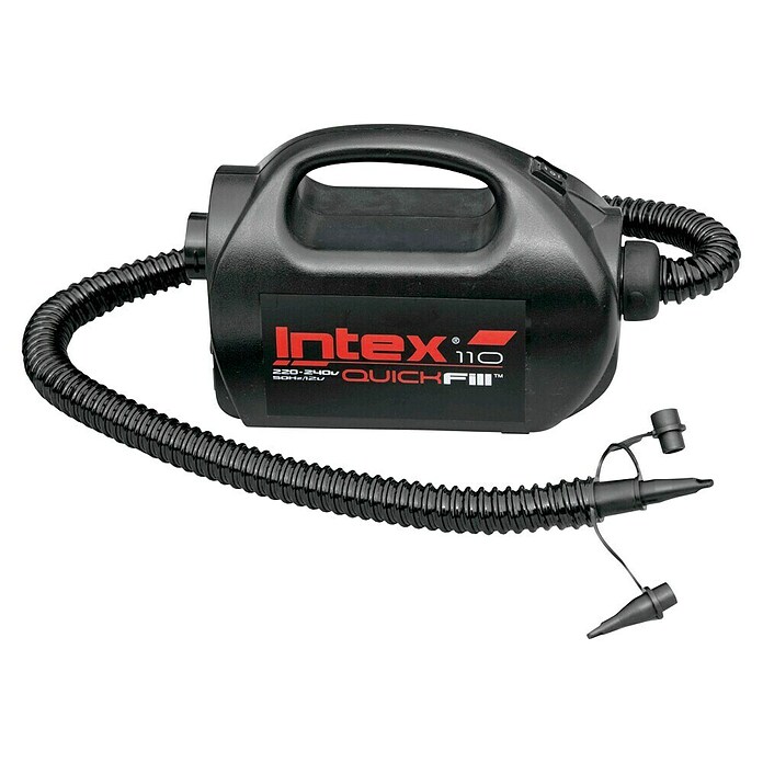 Intex Luftpumpe Quick Fill (Geeignet für: 230 V Steckdosen, 2-stufige Geschwindigkeitseinstellung)