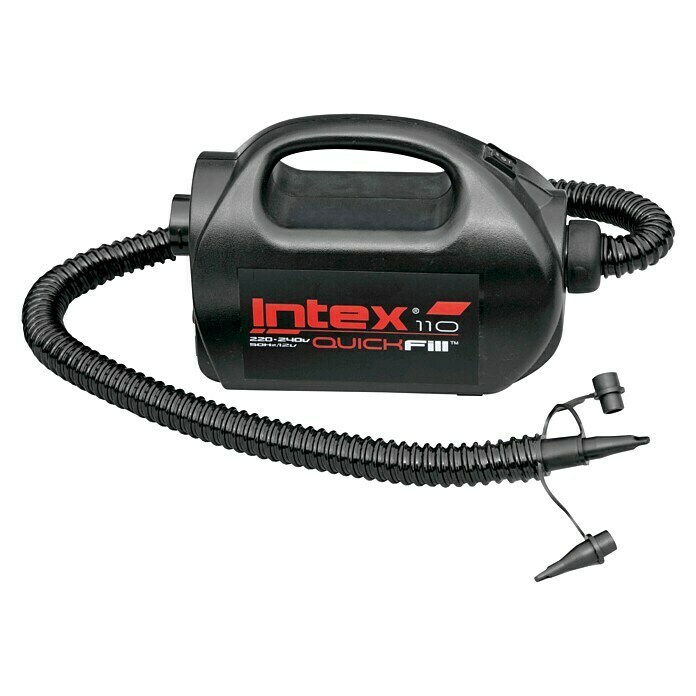 Intex Luftpumpe Quick Fill (Geeignet für: 230 V Steckdosen, 2-stufige Geschwindigkeitseinstellung)