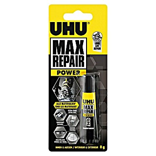 UHU Extrem-Kleber Max Repair Power (Transparent, 8 g, Tube, Gel)