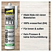 UHU Konstruktionskleber Holz Max Holz-Kombi-Kleber (380 g, Kartusche) | BAUHAUS