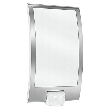 Steinel Sensor-Außenleuchte L 22 S Edelstahl (60 W, 28,6 x 16,2 x 8,9 cm, Edelstahl, IP44)