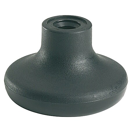 Stabilit Möbelgleiter (Ø x H: 50 x 32 mm, Traglast: 20 kg, Durchmesser Rückenloch: 8 mm, Schwarz)