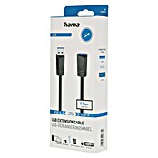 Hama Cable alargador USB - A (Largo: 23 cm, Clavija USB A, Negro) | BAUHAUS