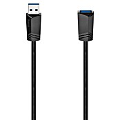 Hama Cable alargador USB - A (Largo: 23 cm, Clavija USB A, Negro) | BAUHAUS