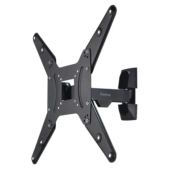 Hama TV-Wandhalterung schwenkbar, neigbar - Passend für: Bildschirmgröße: 81 - 165 cm (32"- 65") bis 20 kg - Verstellbare TV-Wandhalterung von Hama in Schwarz. Ideal zur flexiblen Positionierung Ihres Fernsehers im Raum, sichere Befestigung.
