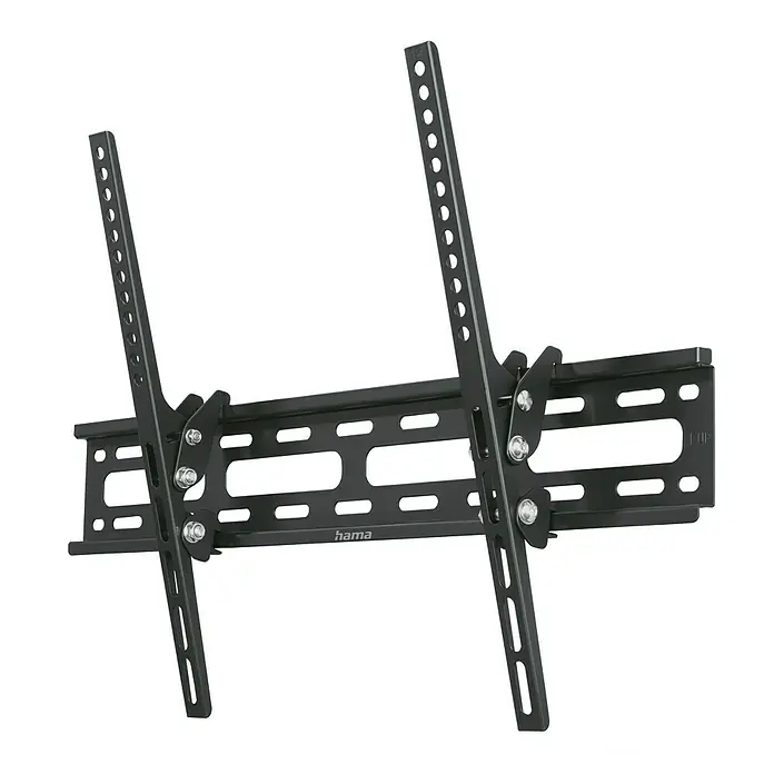 Hama Soporte para televisor inclinable - Específico para: Para televisores de 32 a 75 pulgadas, Carga soportada: 50 kg - Un soporte de pared para TV Hama negro para una fijación segura y flexible en espacios de estar, creando más espacio y mejorando el confort.
