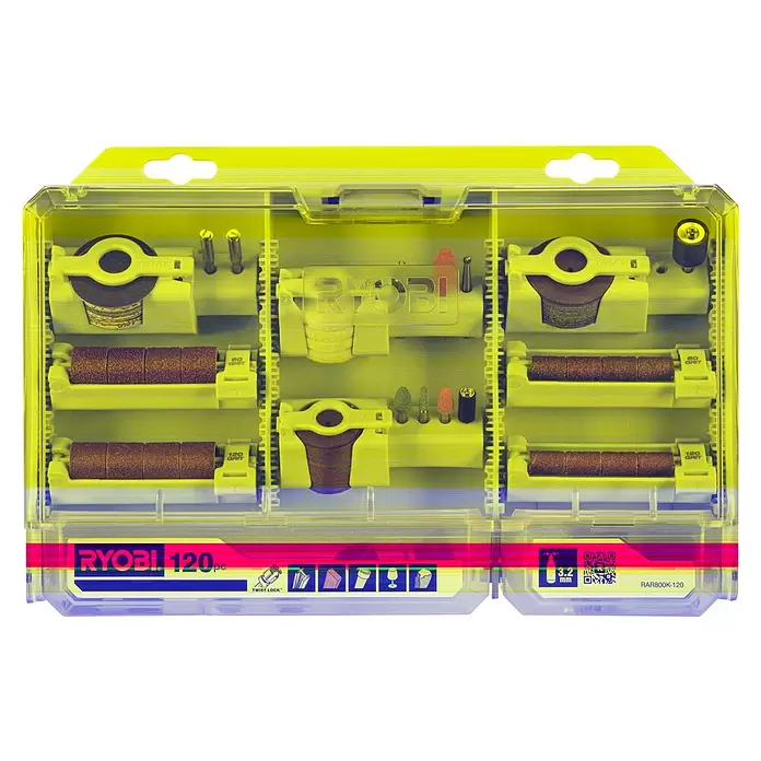 Ryobi Mehrzweck-Set RAR800K-120120 -tlg. Front View