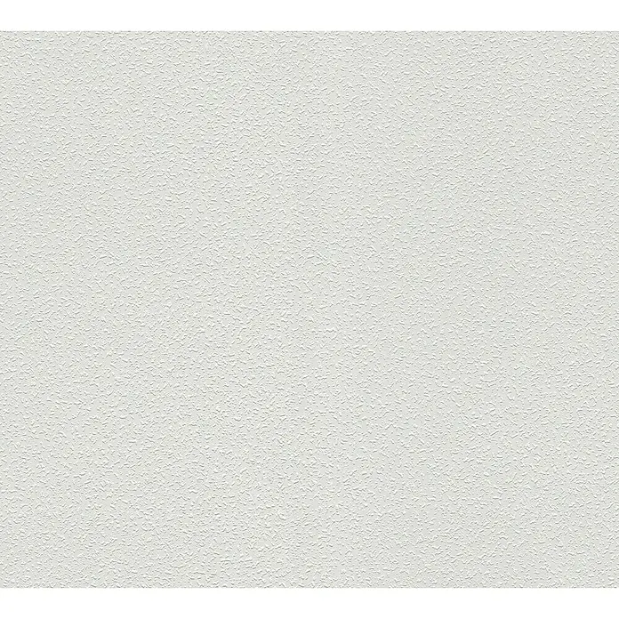 Atlantis Protect Vliestapete Raufaserstruktur - Weiß, Uni, 10,05 cm x 0,53 m - Nahaufnahme einer weißen, strukturierten Tapete, die eine subtile und elegante Textur für Wanddekorationen bietet.