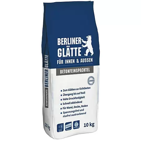 Berliner Glätte  Betonfeinspachtel