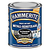 Hammerite Metall-Schutzlack (Schwarz, 250 ml, Glänzend, Lösemittelhaltig)