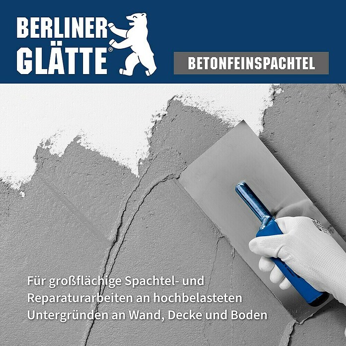 Berliner Glätte Betonfeinspachtel (10 kg) | BAUHAUS