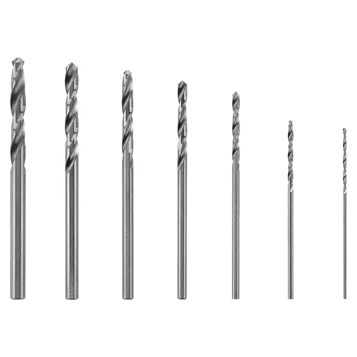 Ryobi Bohrersatz RAR401-7 - 7 -tlg. - Set von Spiralbohrern in verschiedenen Größen, ideal zum Bohren von Löchern in Holz, Metall und Kunststoff.