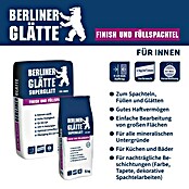 Berliner Glätte Füll- & Glättspachtel Finish Superglatt (20 kg) | BAUHAUS