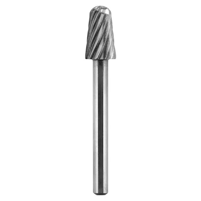 Ryobi Fräsmesser RAR105 Kegelform - Arbeitsdurchmesser: 6,35 mm, Passend für: Rotationswerkzeuge mit 3,2 mm (1/8") Spannzangenkapazität - Fräser aus Wolframkarbid. Ideal zum Entgraten, Kantenbrechen, Trimmen, für Schweißnähte, zum Polieren, Gießen und mehr.