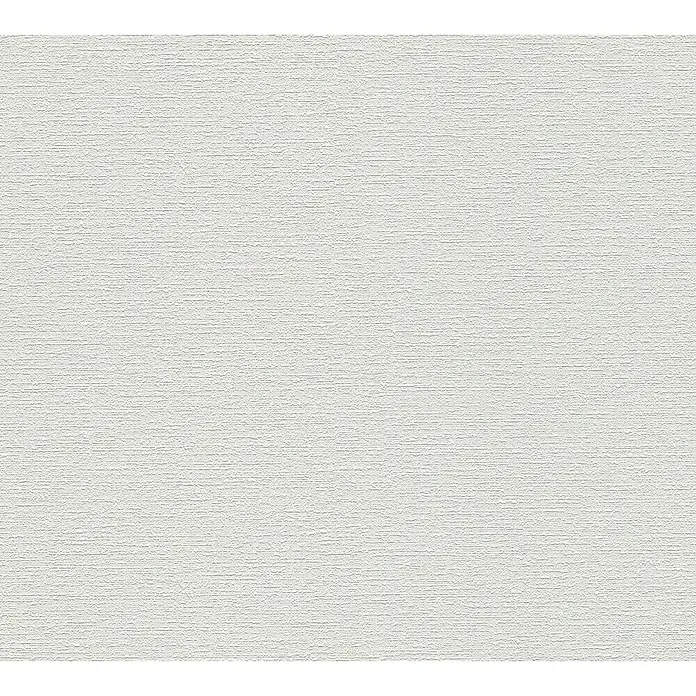 Atlantis Protect Vliestapete Gewebestruktur - Weiß, Uni, 10,05 cm x 0,53 m - Detailaufnahme einer weißen, strukturierten Tapete, die eine subtile Eleganz und eine angenehme Textur für Innenräume bietet.