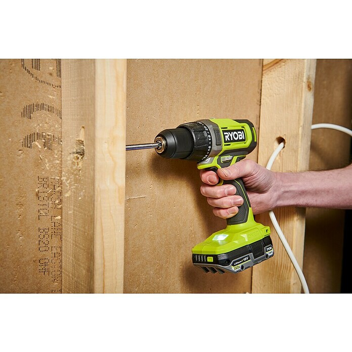 Ryobi ONE+ Akku-Bohrschrauber RDD18-1C20S (18 V, 1 Akku, 52 Nm) | BAUHAUS