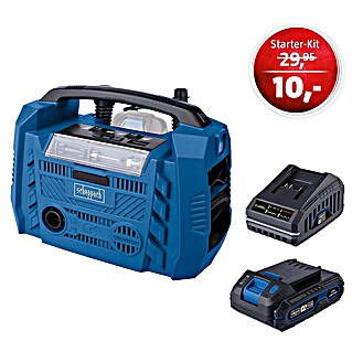 Scheppach IXES 20V Maschinenpaket (Hybrid-Kompressor Air Force 6 + Starterkit)