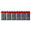 Batterie Heavy Duty (9-Volt-Block, Zink-Kohle, 9 V, 6 Stk.)
