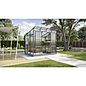 Vitavia Gewächshaus Freya 5900 Plus (2,3 x 2,58 x 2,25 m, Farbe: Anthrazit, Polycarbonat, 6 mm)