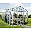 Vitavia Gewächshaus (5,38 x 2,56 x 2,5 m, Farbe: Aluminium, Einscheibensicherheitsglas (ESG), 3 mm)